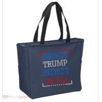 Indict Trump Indict Us All Support President Trump Tote Bag thumb 2