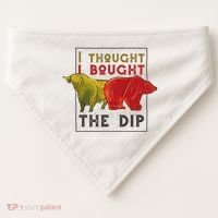 I Thought I Bought The Dip Bitcoin USA-Made Doggie Bandana thumb 0