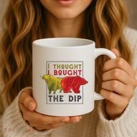 I Thought I Bought The Dip Bitcoin Coffee Mug thumb 3