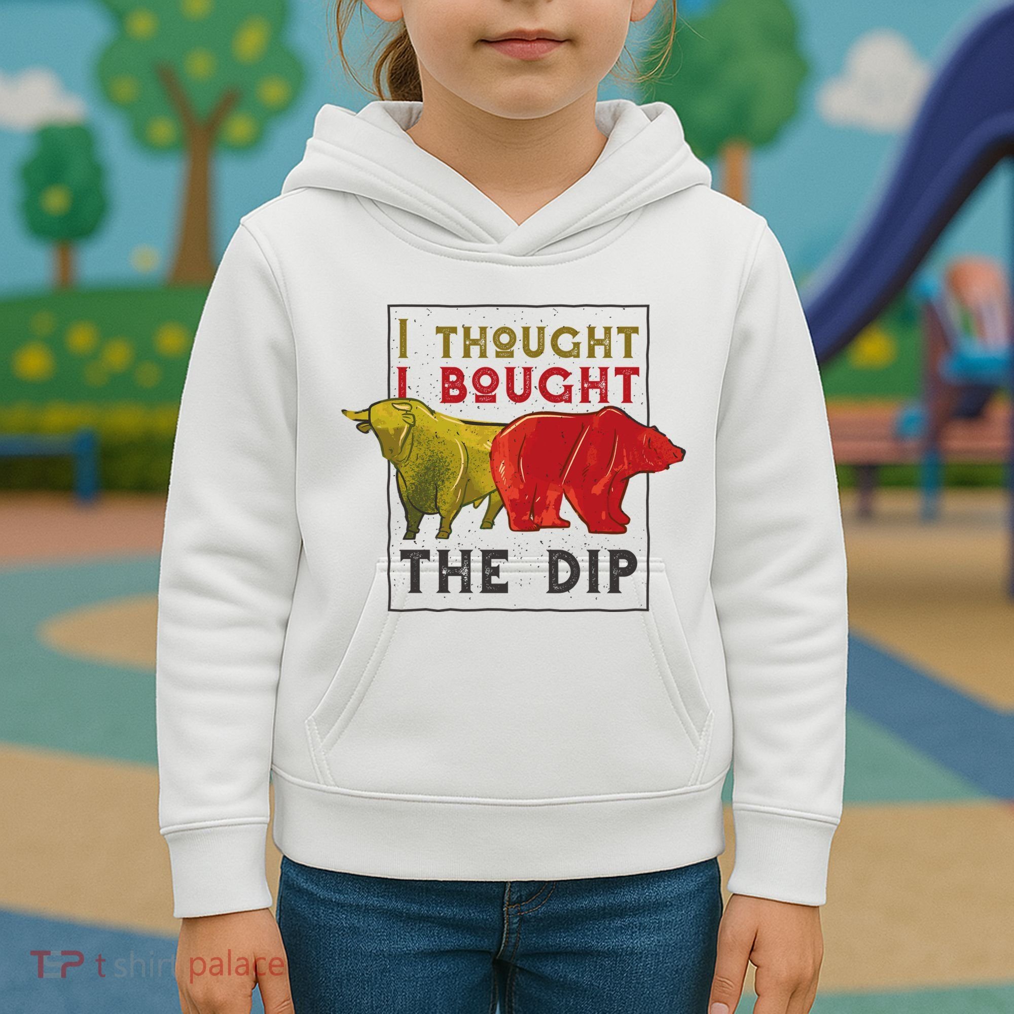 I Thought I Bought The Dip Bitcoin Kids Hoodie