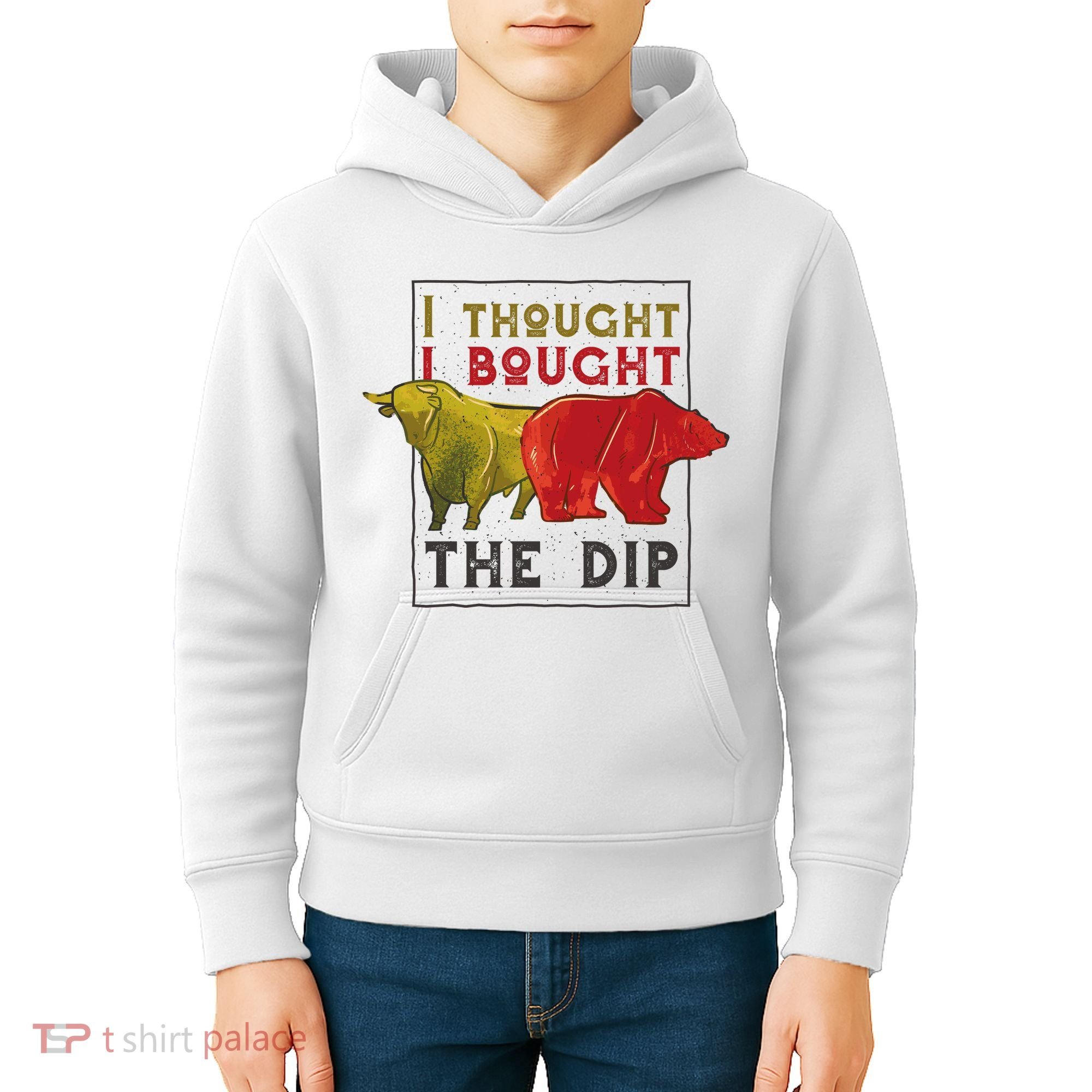 I Thought I Bought The Dip Bitcoin Kids Hoodie