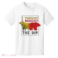 I Thought I Bought The Dip Bitcoin Kids T-Shirt thumb 0