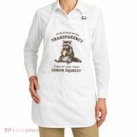 In The Interest Of Full Transparency It Was Not Easy Peasy Lemon Squeezy Raccoon Apron thumb 2