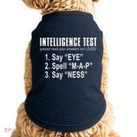 Intelligence Test Doggie Tank thumb 0