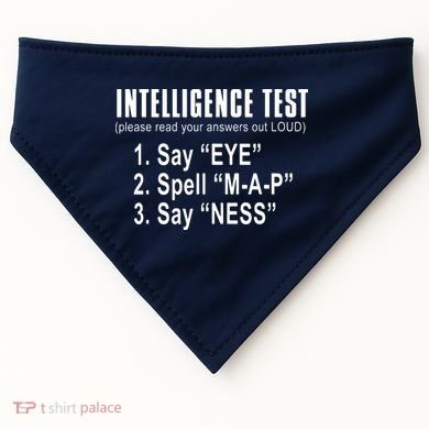 Intelligence Test USA-Made Doggie Bandana