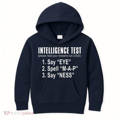Intelligence Test Kids Hoodie