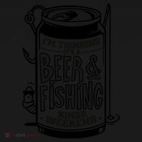 I'm Thinking It's A Beer And Fishing Kinda Weekend Toddler Hoodie thumb 2