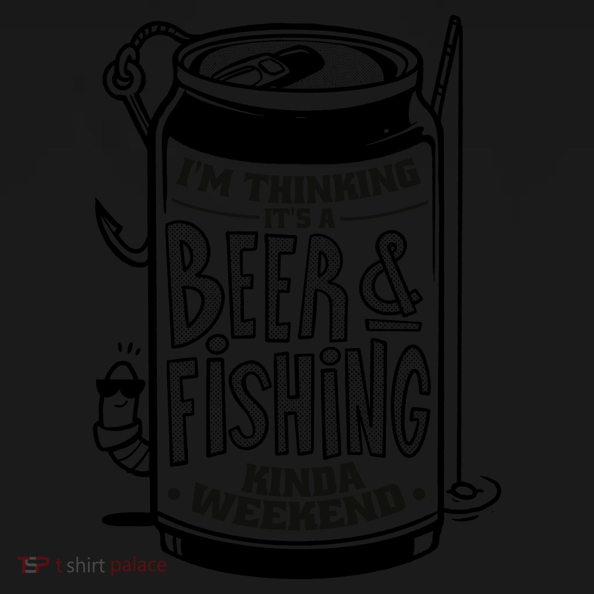 I'm Thinking It's A Beer And Fishing Kinda Weekend Toddler Hoodie