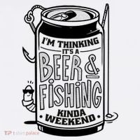 I'm Thinking It's A Beer And Fishing Kinda Weekend Women's Hoodie thumb 2