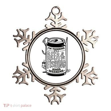 I'm Thinking It's A Beer And Fishing Kinda Weekend Ornament