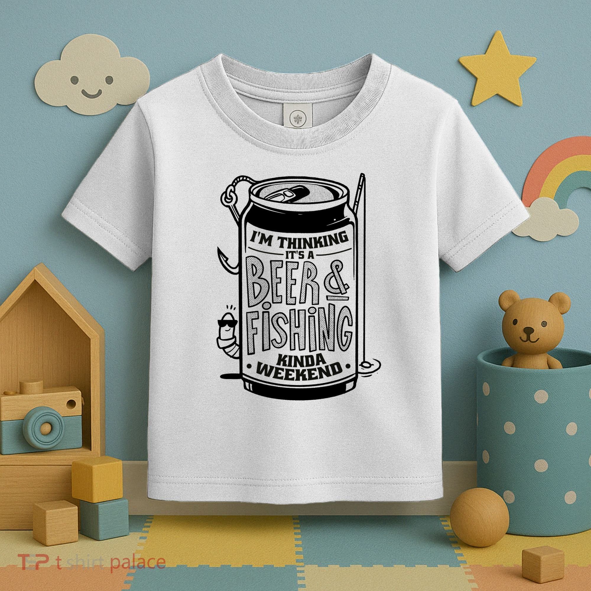 I'm Thinking It's A Beer And Fishing Kinda Weekend Toddler T-Shirt