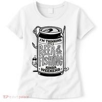 I'm Thinking It's A Beer And Fishing Kinda Weekend Women's T-Shirt thumb 0