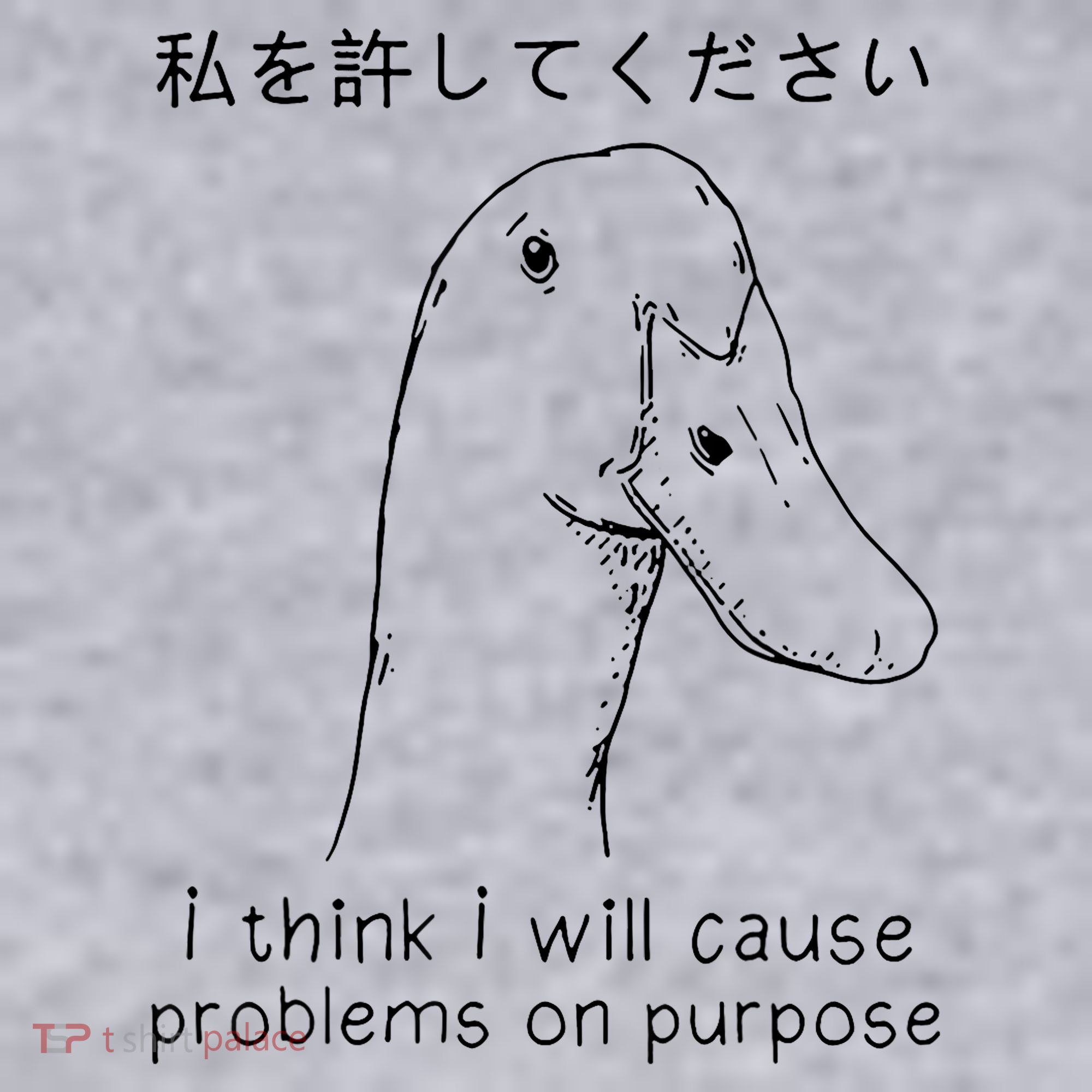 I Think I Will Cause Problems On Purpose Funny Goose Women's Sweatshirt