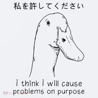 I Think I Will Cause Problems On Purpose Funny Goose Sueded Cloud Jersey T-Shirt