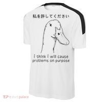 I Think I Will Cause Problems On Purpose Funny Goose Sport-Tek Competitor United Soccer Jersey thumb 2