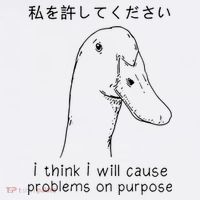 I Think I Will Cause Problems On Purpose Funny Goose Women's Long Sleeve Shirt thumb 2