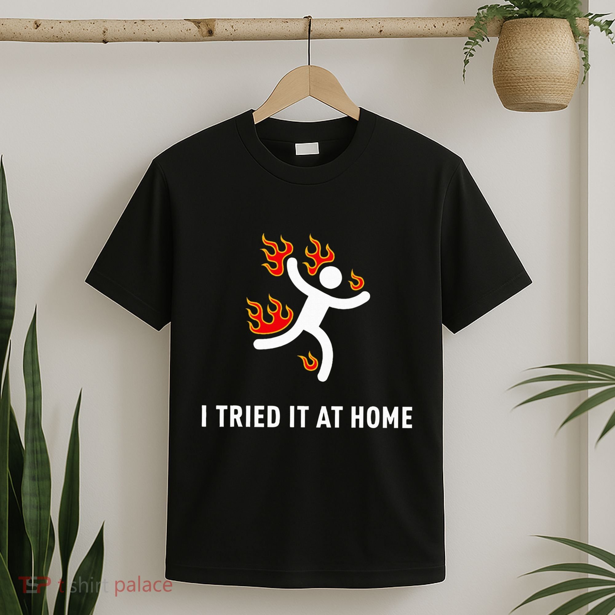 I Tried It At Home Funny Geek Nerd It Admin Science T-Shirt