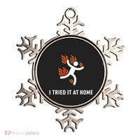 I Tried It At Home Funny Geek Nerd It Admin Science Ornament thumb 0