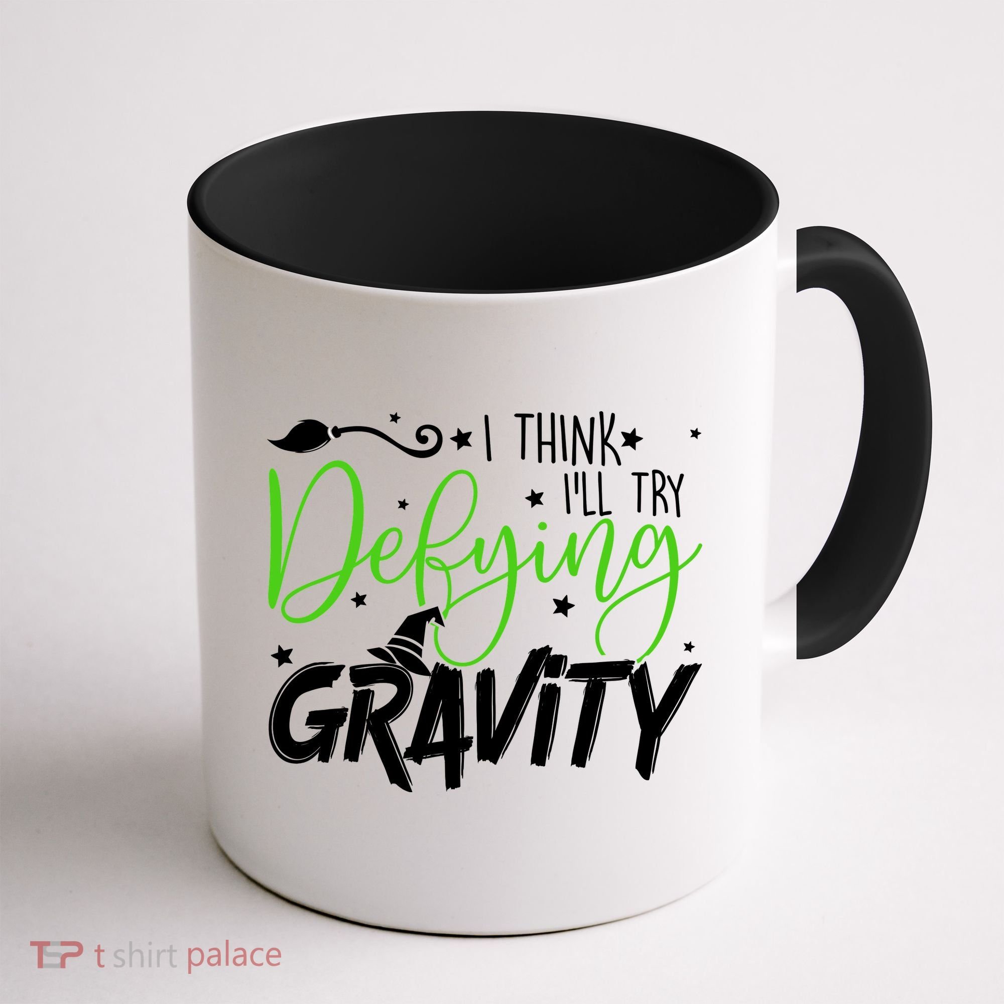 I Think I’Ll Try Defying Gravity Defying Musical Coffee Mug