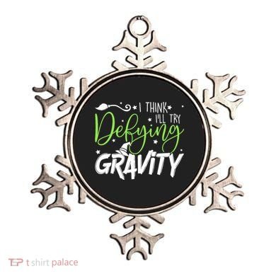 I Think I’Ll Try Defying Gravity Defying Musical Ornament
