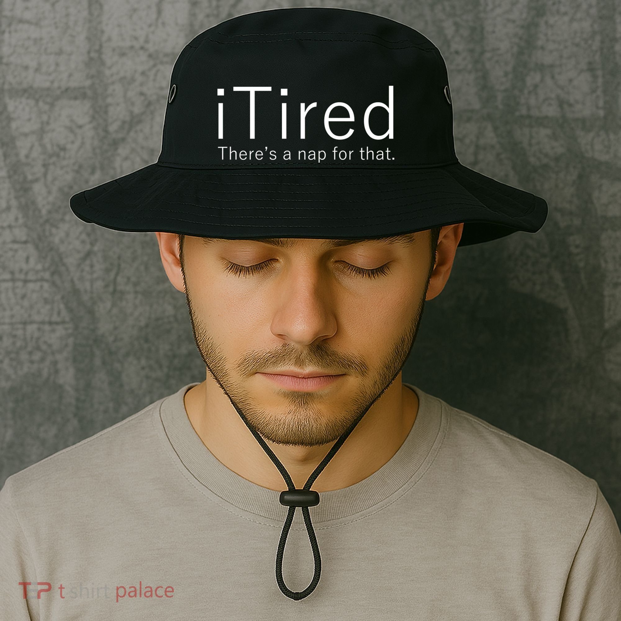 iTired Nap For That Bucket Hat