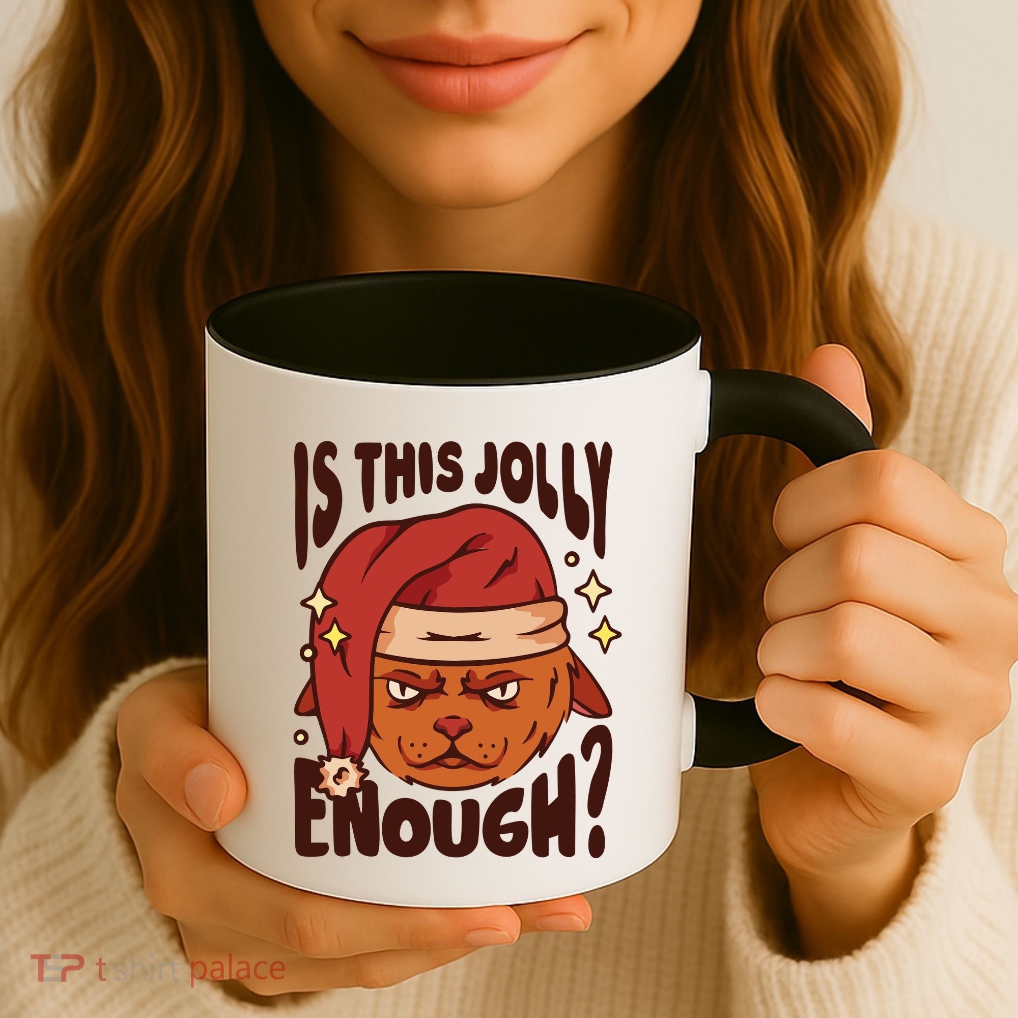 Is This Jolly Enough Anti Christmas Coffee Mug