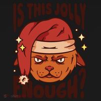 Is This Jolly Enough Anti Christmas Coaster thumb 2