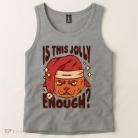 Is This Jolly Enough Anti Christmas Tank Top thumb 2