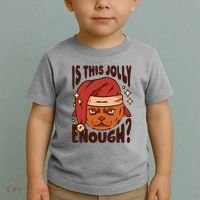 Is This Jolly Enough Anti Christmas Toddler T-Shirt thumb 2