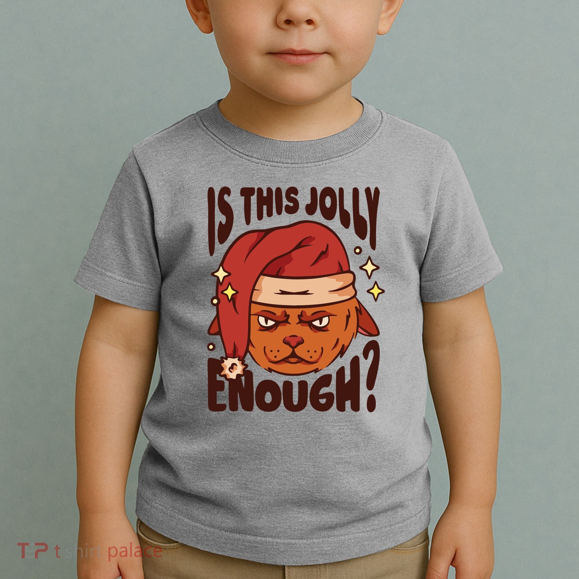 Is This Jolly Enough Anti Christmas Toddler T-Shirt