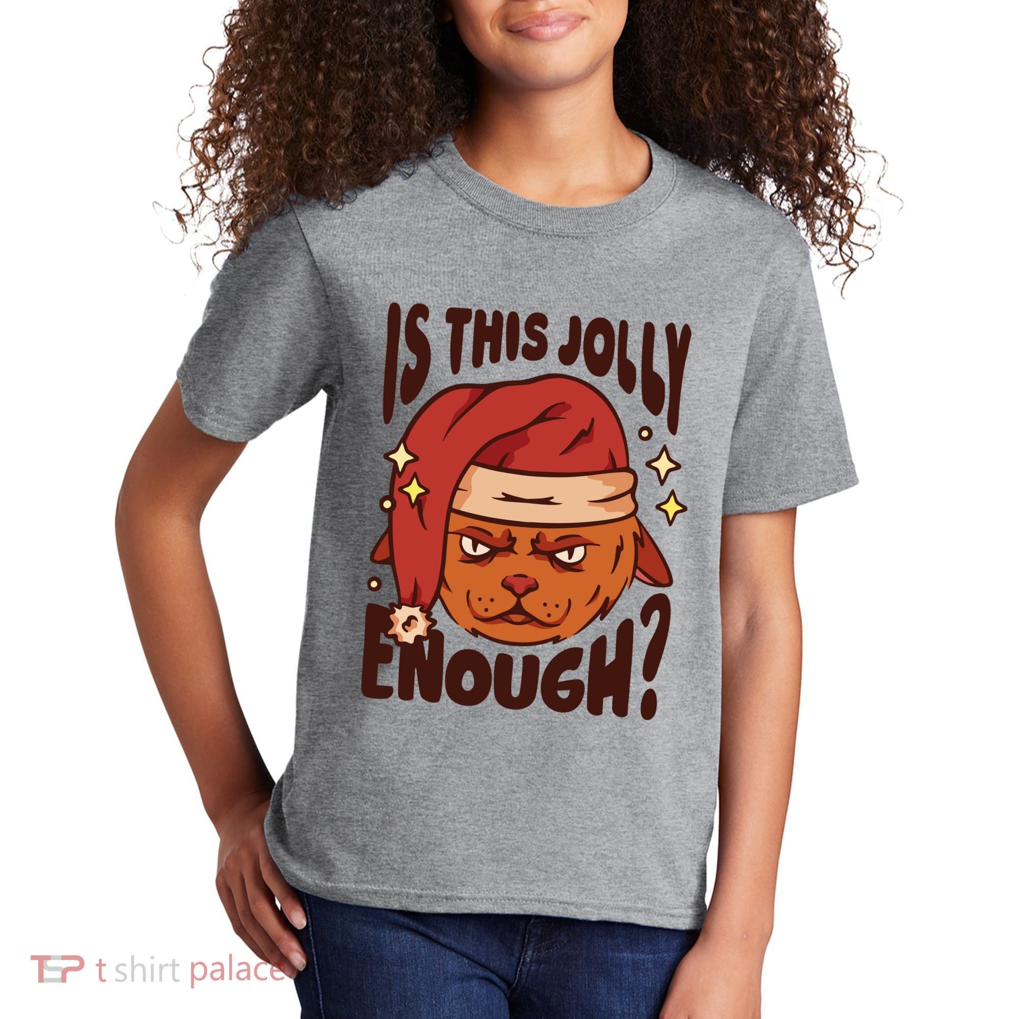 Is This Jolly Enough Anti Christmas Kids T-Shirt