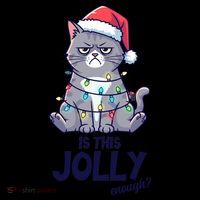 Is This Jolly Enough Christmas Cat Xmas Coffee Mug thumb 5