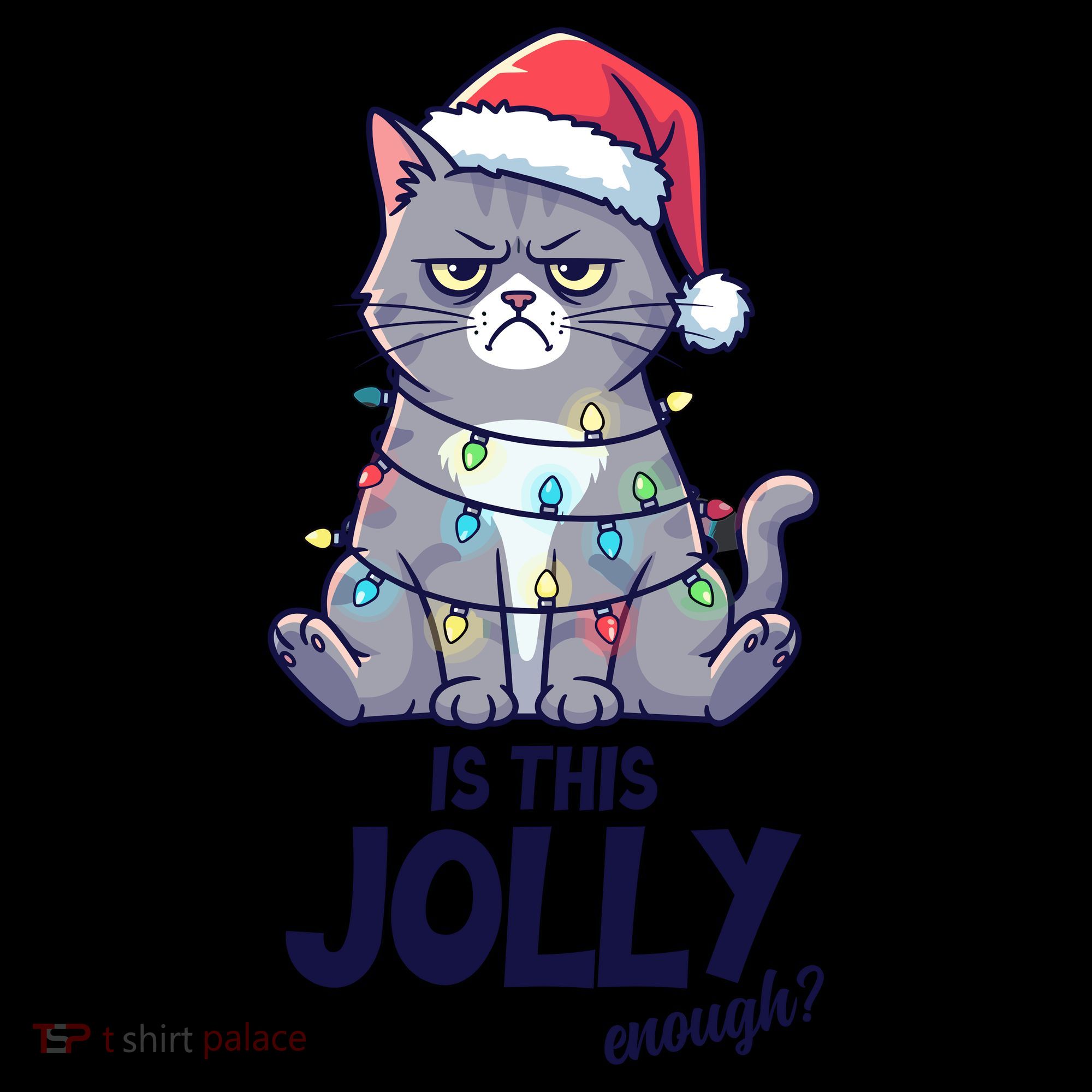 Is This Jolly Enough Christmas Cat Xmas Coffee Mug