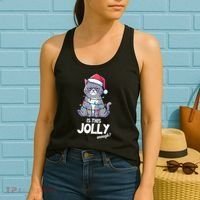 Is This Jolly Enough Christmas Cat Xmas Women's Tank Top thumb 2