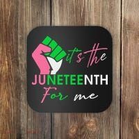 It's The Juneteenth aka For Me Freeish Since 1865 Coaster thumb 0