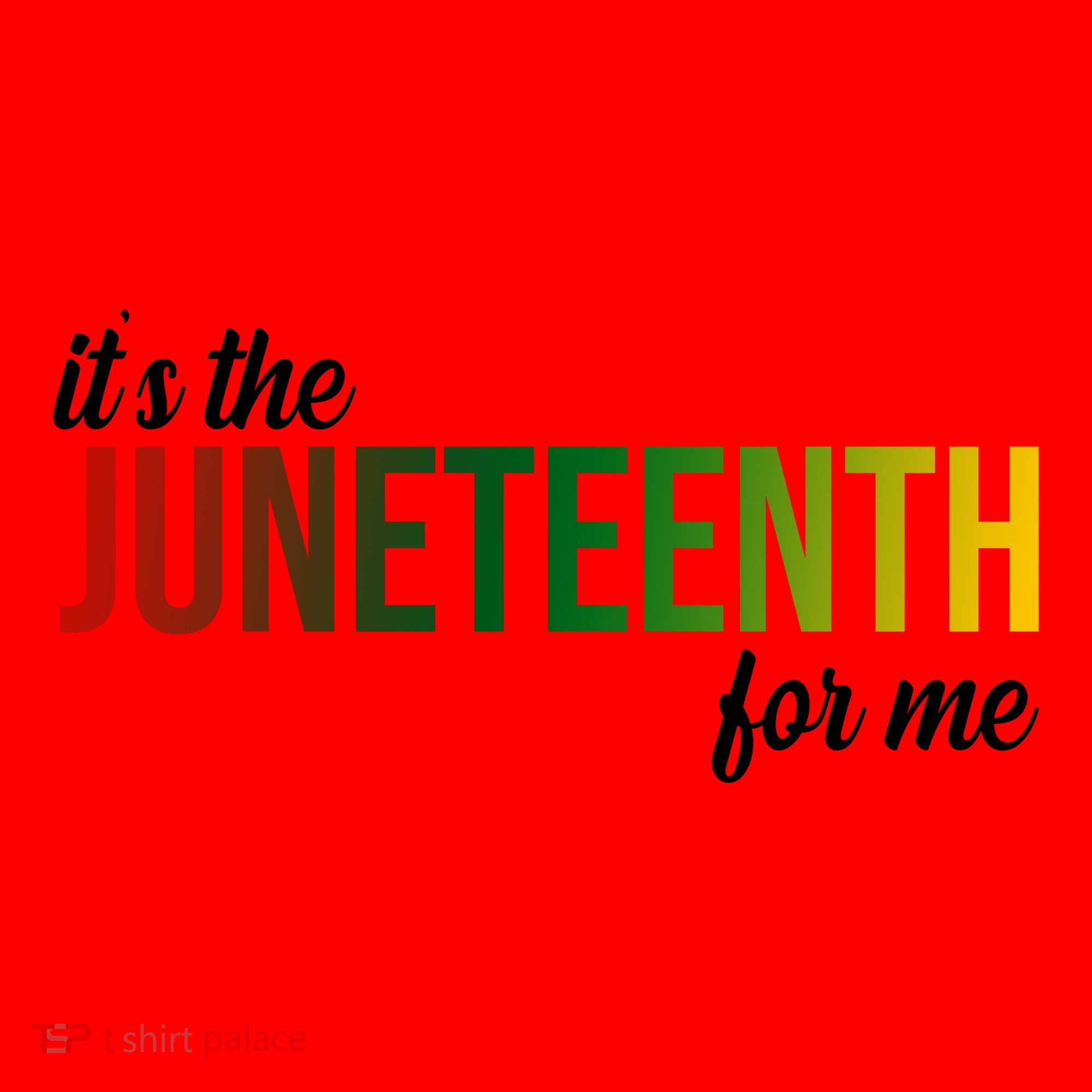 It's The Juneteenth For Me Santa Hat
