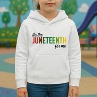It's The Juneteenth For Me Kids Hoodie thumb 3