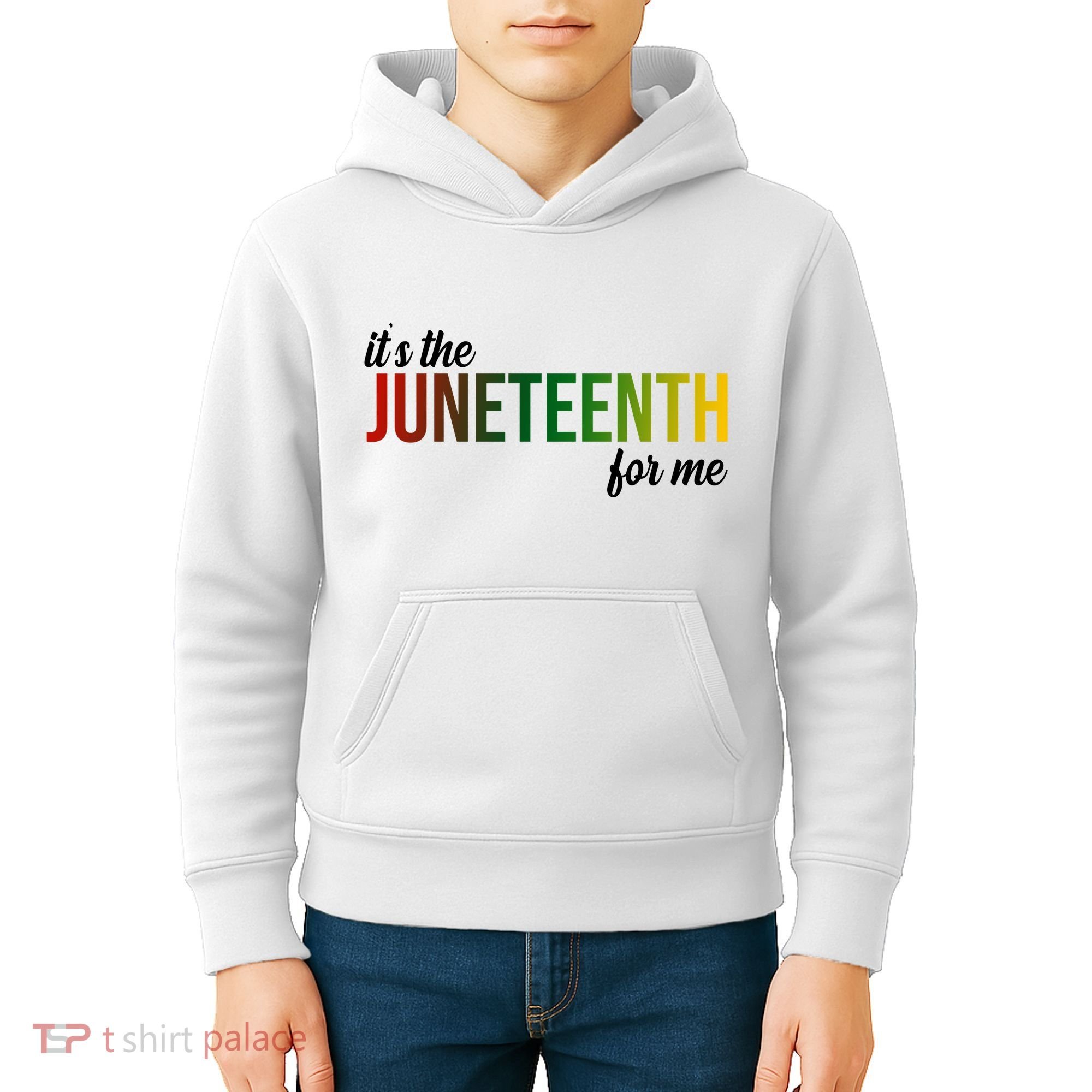 It's The Juneteenth For Me Kids Hoodie