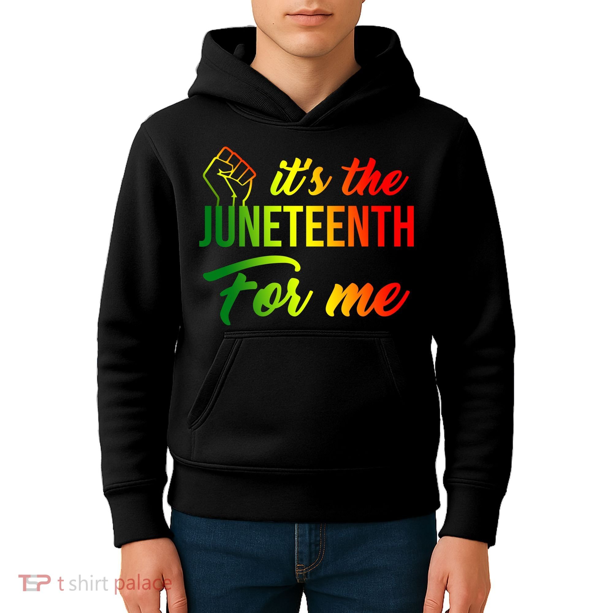 It's The Juneteenth For Me Kids Hoodie