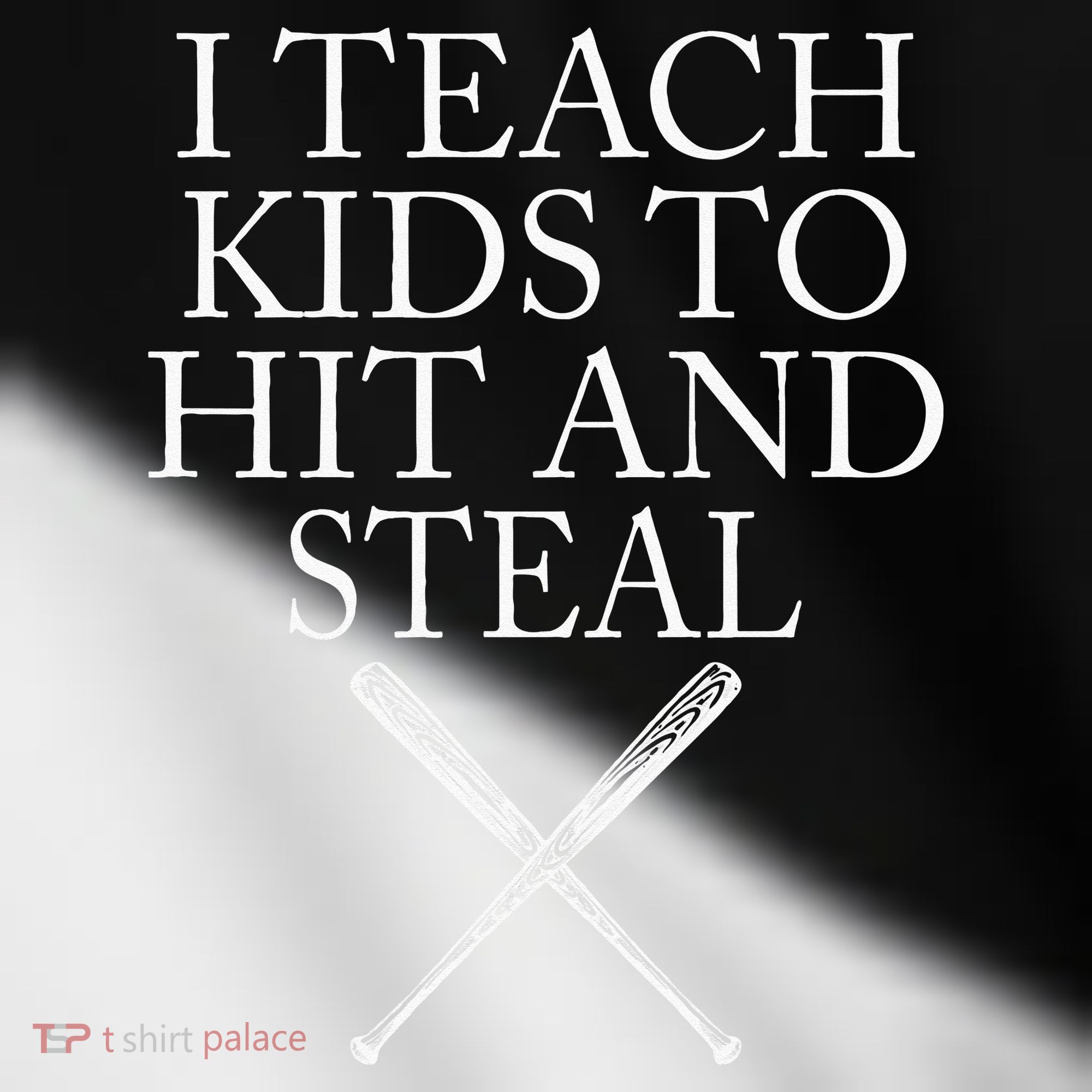 I Teach Kids To Hit And Steal Baseball Coach Toddler Fine Jersey T-Shirt