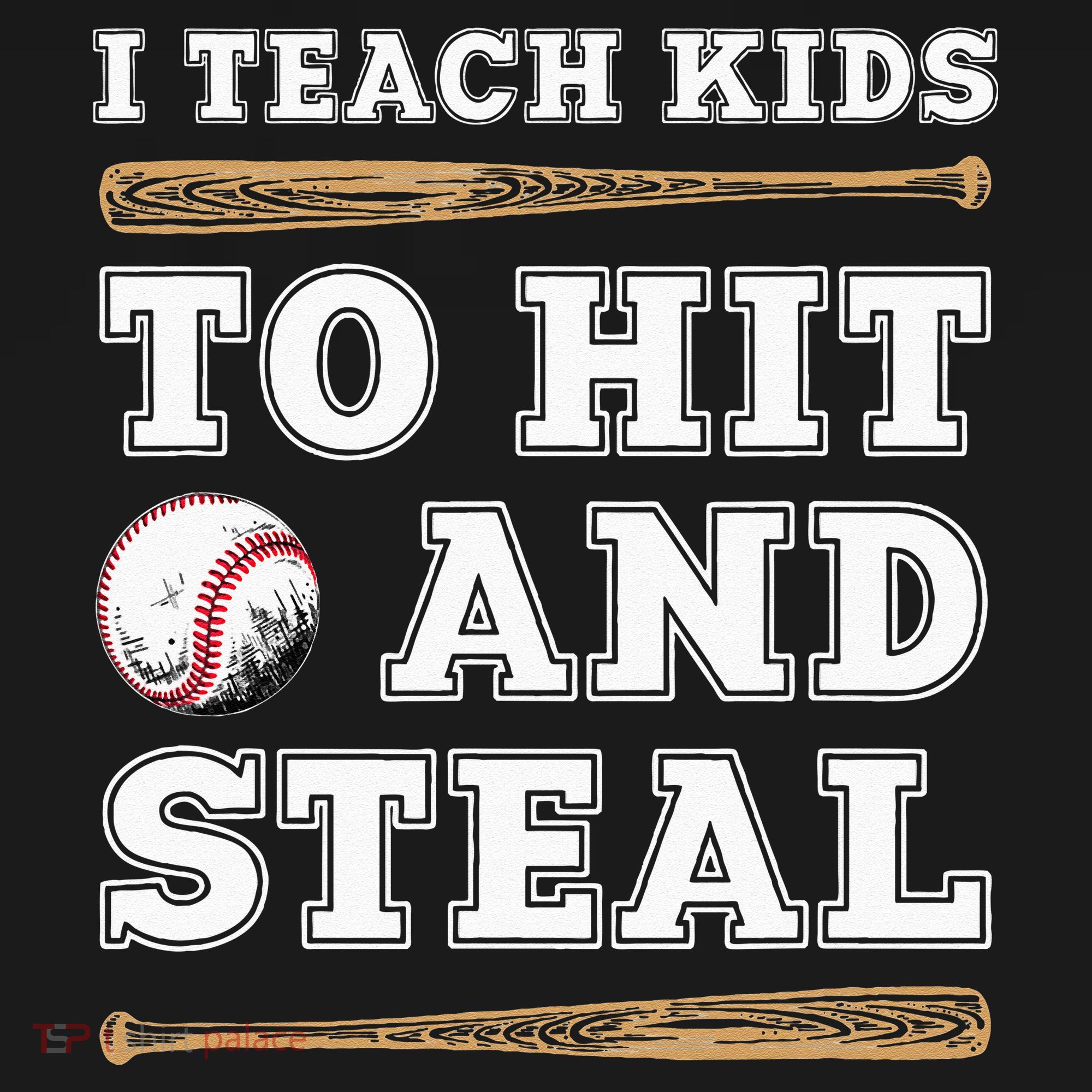 I Teach Kids To Hit And Steal Funny Baseball Coach Women's Hoodie