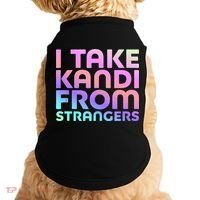 I Take Kandi From Strangers Funny Rave Edm Doggie Tank thumb 0