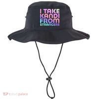I Take Kandi From Strangers Funny Rave Edm Bucket Hat thumb 0