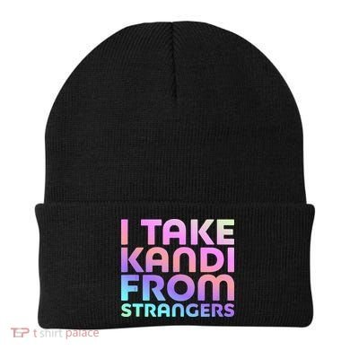 I Take Kandi From Strangers Funny Rave Edm Beanie