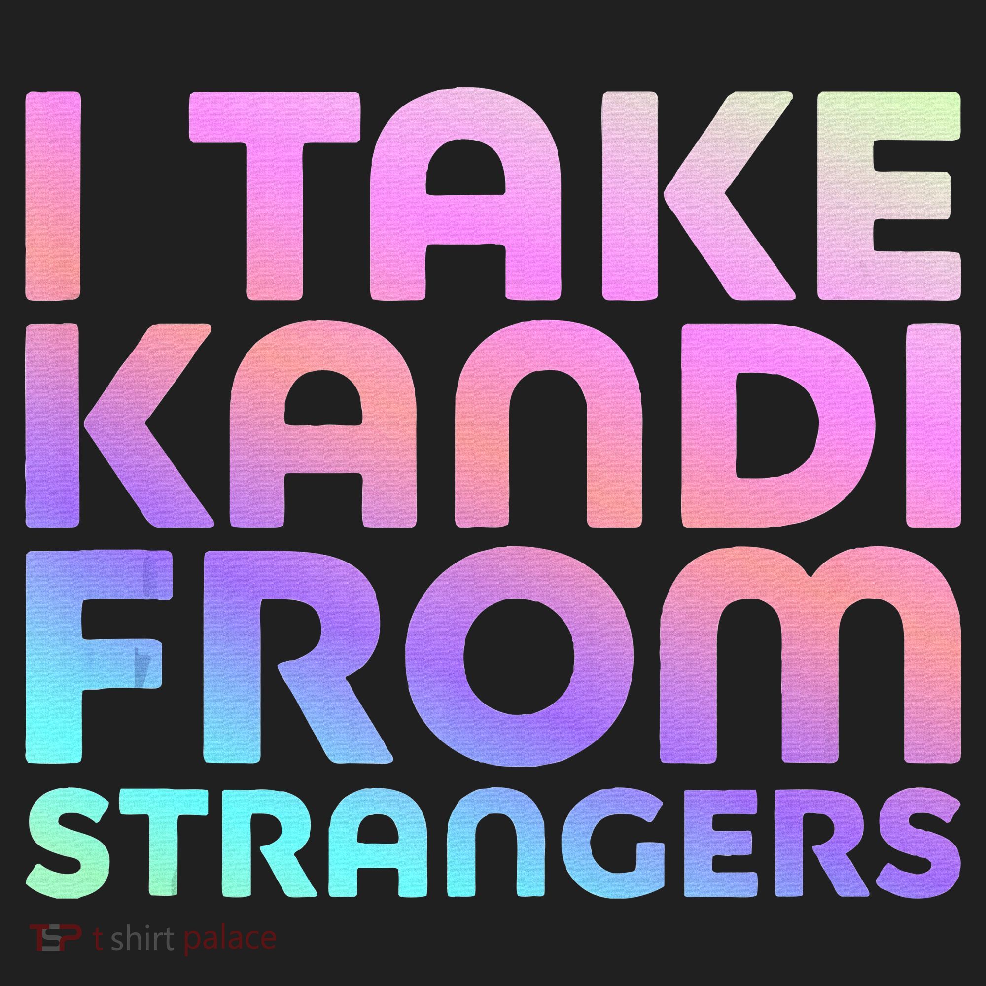 I Take Kandi From Strangers Funny Rave Edm Beanie