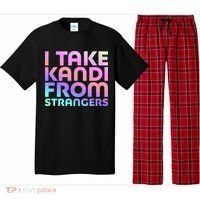 I Take Kandi From Strangers Funny Rave Edm Pajama Set thumb 0