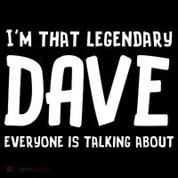 Im That Legendary Dave Everyone Is Talking About. USA-Made Doggie Bandana thumb 2