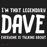 Im That Legendary Dave Everyone Is Talking About. Beanie thumb 2