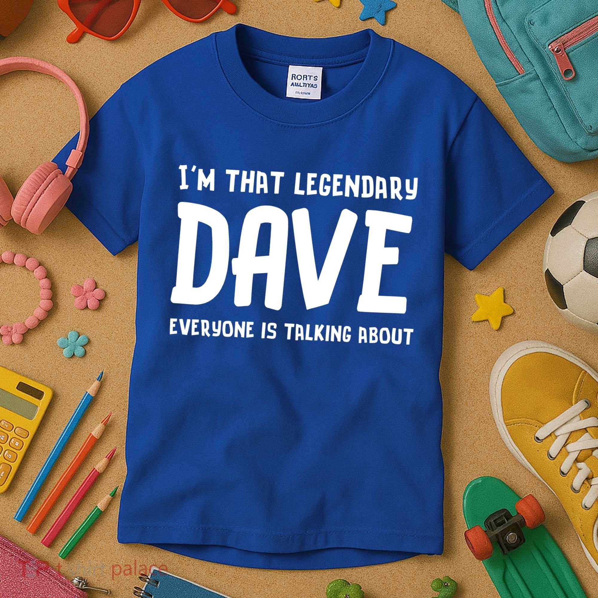 Im That Legendary Dave Everyone Is Talking About. Kids T-Shirt