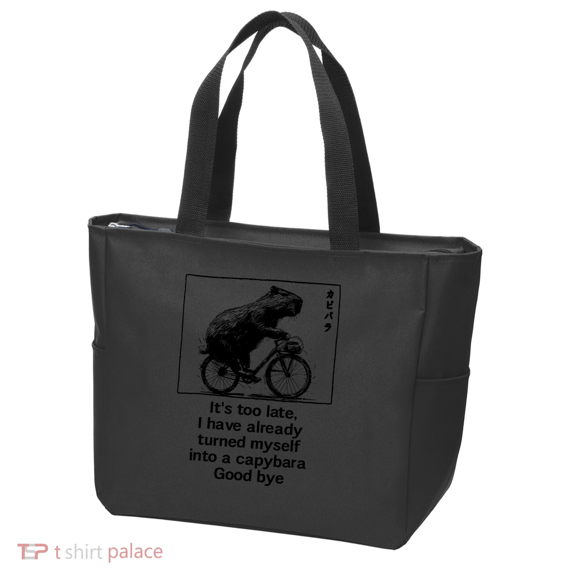 it's too late i have already turned myself into a capybara  Tote Bag